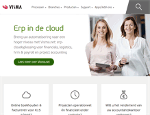 Tablet Screenshot of nl.visma.com